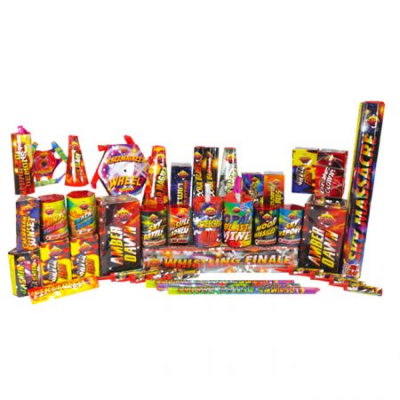 Mardi Gras Selection Box - 50 Fireworks