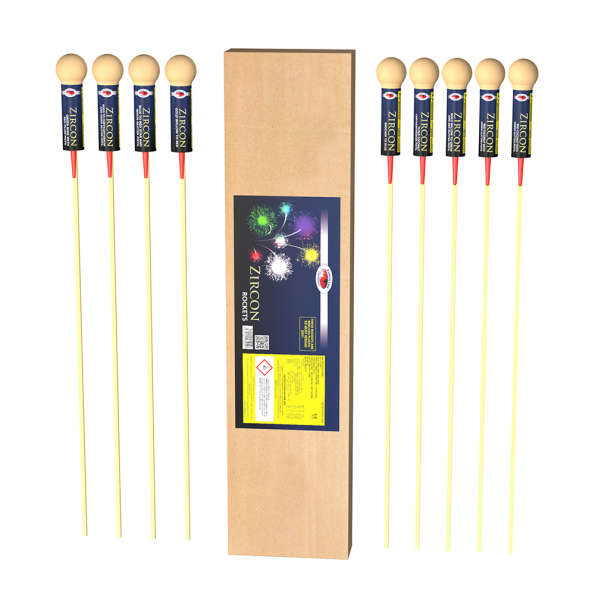 Super Strobe Rockets (Pack of 2) Fireworks Arcade